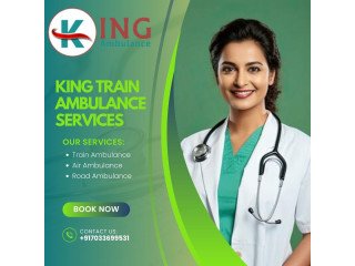 The King Train Ambulance in Kolkata provides the best way to transport patients