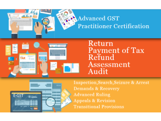 GST Certification Course in Delhi, 110070, after 12th and Graduation by SLA Accounting