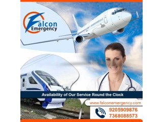 Relocation is Easily Possible with Falcon Train Ambulance in kolkata