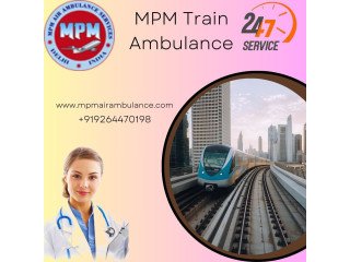 Get Immediate Medical Train Ambulance Services Lucknow in for shifting your critical patient