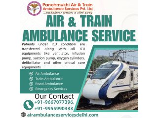 Avail The Cheap And Best Panchmukhi Train Ambulance in Pune With Modern Equipments