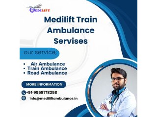 Medilift Train Ambulances in Kolkata are fitted with Latest Medical Equipment