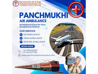 Receive Life Sustaining Panchmukhi Air and Train Ambulance Services in Patna with Matchless Medical Assistance