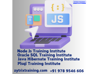 Master Node.js at Zytrix Training Institute in Bangalore