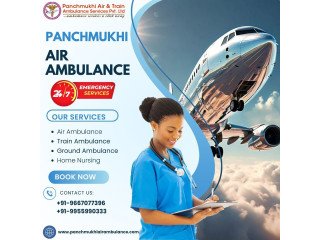 Hire Budget-Friendly Panchmukhi Air and Train Ambulance Services in Indore with Medical Support