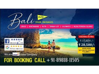 Bali Tour Packages from Kolkata :Unwind Bali Bliss