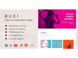 Ruei - Creative Portfolio WordPress Theme