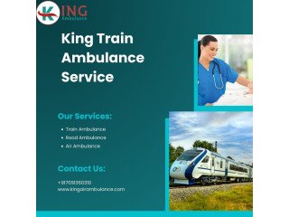 King Train Ambulance in Jamshedpur provides on-the-spot rehabilitation services