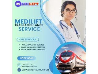 Medilift Train Ambulance in Patna is a safe and fast transfer service