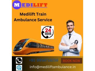 Medilift Train Ambulance Service in Varanasi provides great service at affordable prices