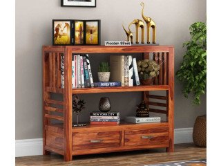 Shop Wooden Greta Boookshelf Online From Wooden Street