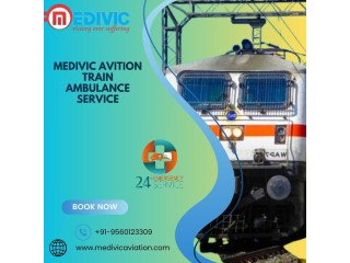 Medivic Aviation Train Ambulance in Varanasi to transfer patient immediately