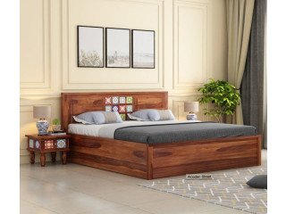 Explore Double Beds with Storage Options from Wooden Street