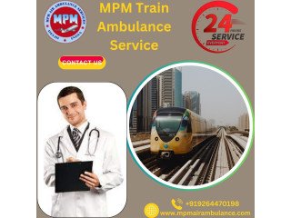 Book the Safest MPM Train Ambulance Service in Varanasi with Life-Saving Medical Team