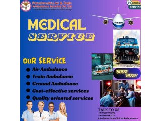 Select most positively reviewed Panchmukhi Train Ambulance in Ernakulam for urgent medical transfers