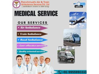 Panchmukhi Train Ambulance Services in Patna Fast, and Caring