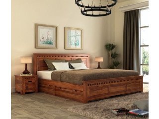 Stylish King Size Bed Design Online Buy from Wooden Street