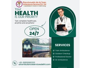 Get Timely Care during Transfer by Panchmukhi Train Ambulance Services in Patna