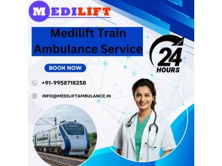 Choose Medilift Train Ambulance Service in Indore