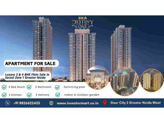 SKA Destiny One | 3 & 4 BHK Apartments Zeta 1, Greater Noida