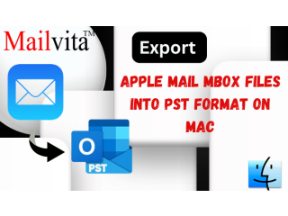 Export Apple Mail MBOX files into PST format on Mac with Mailvita Software