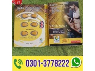 Cialis 6 Tablets Yellow Price In Peshawar - 03003778222