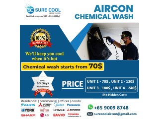 Free Aircon Chemical Wash Appointment