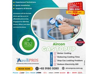 Aircon gas top-up