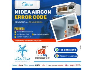 Midea air conditioner error code problem? How to fix?