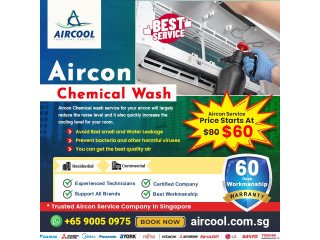 Aircon Chemical wash in Singapore