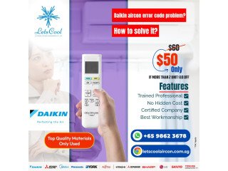 Daikin aircon error code problem? How to solve it?