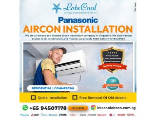 Panasonic Aircon Installation, Singapore