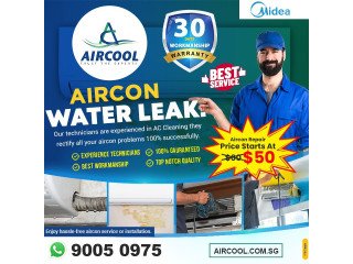 Midea Aircon Water leaking Singapore