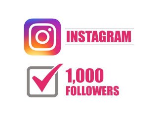 Buy 1000 Instagram Followers - 100% Real & Cheap