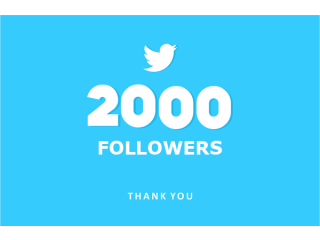 Buy 2000 Twitter Followers With Fast Delivery