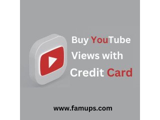 Buy YouTube Views With Credit Card From Famups