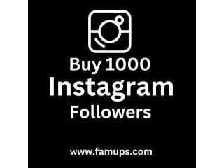 Buy 1000 Instagram Followers For Profile Boosting