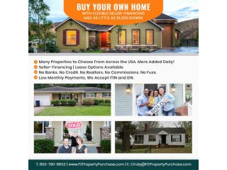 BUY YOUR DREAM HOME WITH SELLER-FINANCING. NO BANKS!