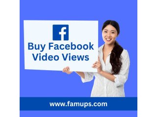 Buy Facebook Video Views For Success With Famups