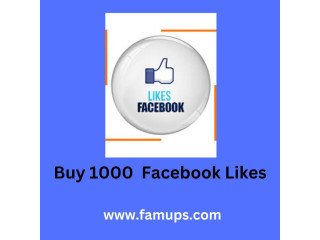 Buy 1000 Facebook Likes To Dominate The Feed