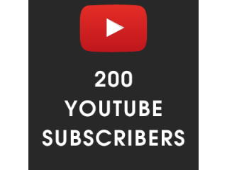 Purchase 200 YouTube Subscribers Online at Cheap Price