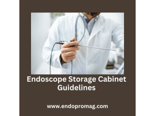 Endoscope Storage Cabinet Guidelines Maintaining Integrity