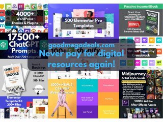 Once In A Lifetime Deal! Never Pay Again For Digital Resources -OR