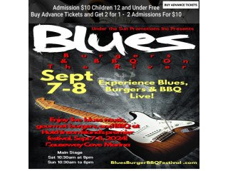 Blues Burgers and BBQ Festival September 7-8, 2024: A Culinary and MusicaI Extravaganza