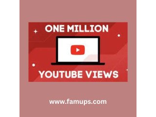 Buy 1 Million YouTube Views Quickly with Famups
