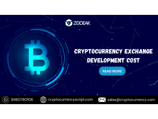 Cryptocurrency Exchange Development Cost