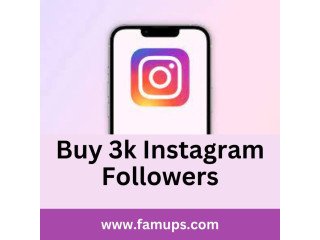 Buy 3k Instagram Followers to Grow Your Instagram Quickly