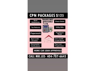 404-707-6645 CPN NUMBERS NUMBER TRADELINES APARTMENT APPROVAL PACKAGE -PA