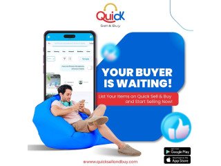 Quick Sell and Buy Advertise with us for free.