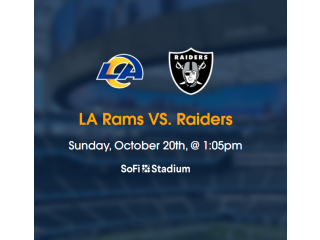 LA Rams VS. Raiders Free Tickets